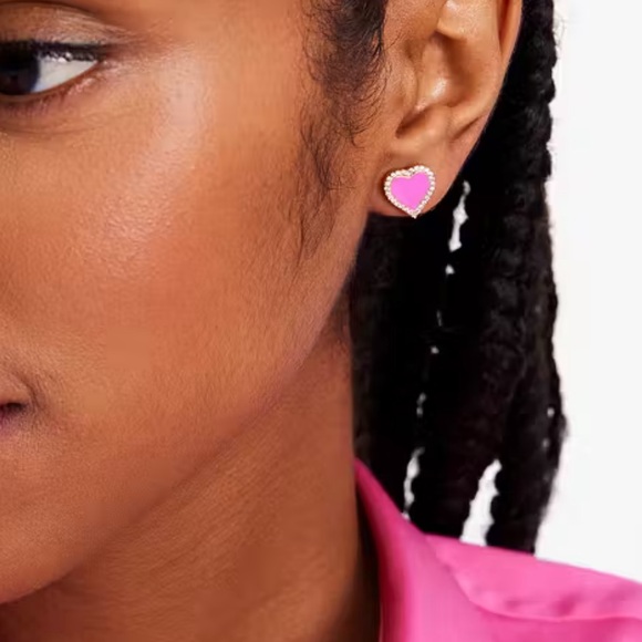 Kate Spade NWOT Take Heart Studs - Picture 3 of 6